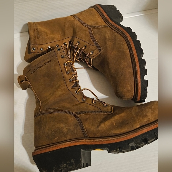 Red Wing 2219 Roughneck Waterproof Insulated Safety Toe Boots Men’s Size 12 Wide main image 8
